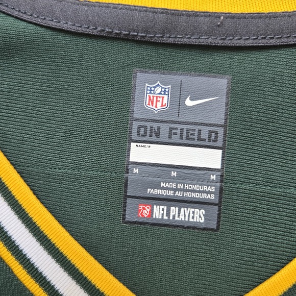 Green Bay Packers Aaron Rodgers Nike NFL On Field Women's Green Jersey Sz Medium - Picture 5 of 9